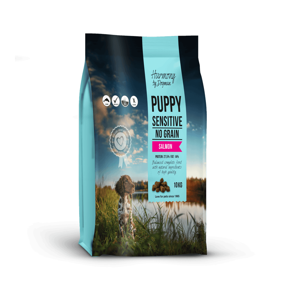 Produktbild för Puppy Sensitive spannmålsfritt valpfoder 10kg