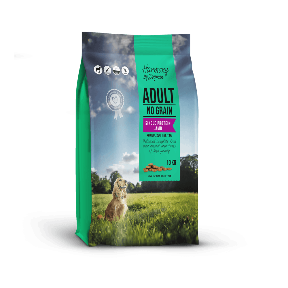 Produktbild för Adult Lamb spannmålsfritt hundfoder 10kg