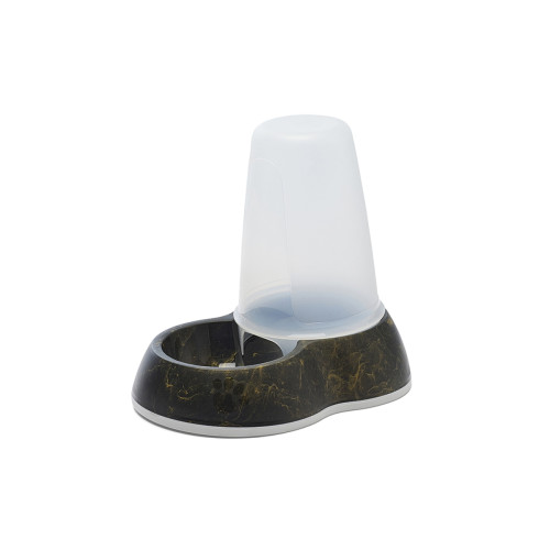 SAVIC Foderautomat Loop Marble/Black Gold M 1,5L Svart