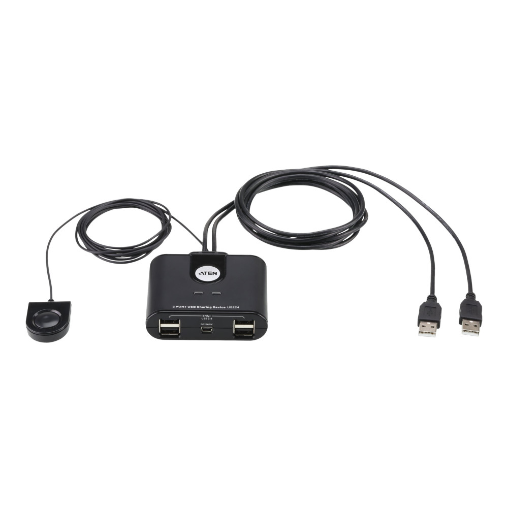 Produktbild för ATEN US224 2-Port USB Peripheral Sharing Device - USB-växel