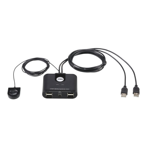 ATEN Technology ATEN US224 2-Port USB Peripheral Sharing Device - USB-växel