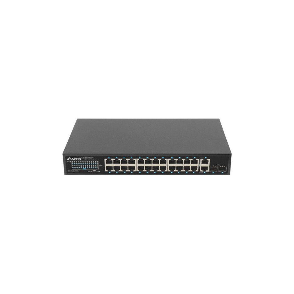 Produktbild för Lanberg RSGE-24P-2GE-2S-250 - switch - 24 portar - ohanterad - rackmonterbar