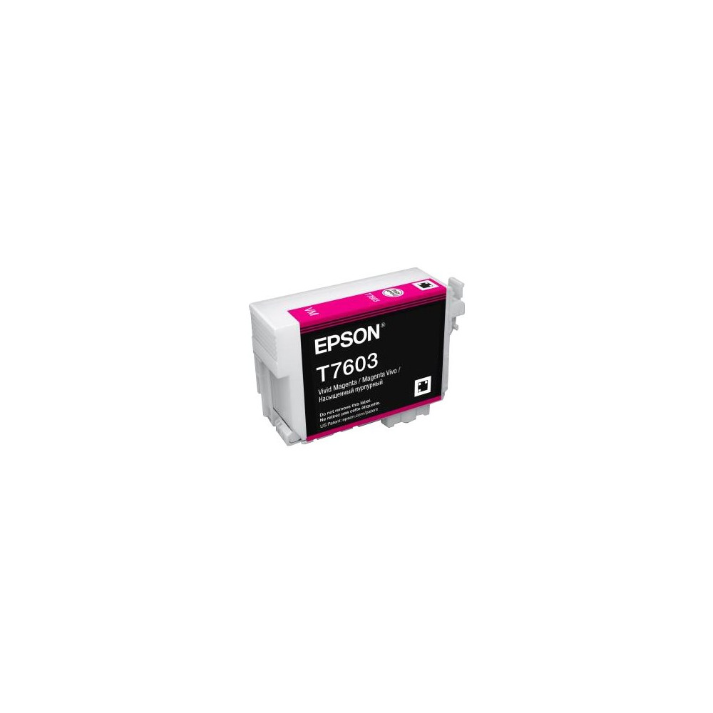 Produktbild för Epson T7603 - intensiv magenta - original - bläckpatron