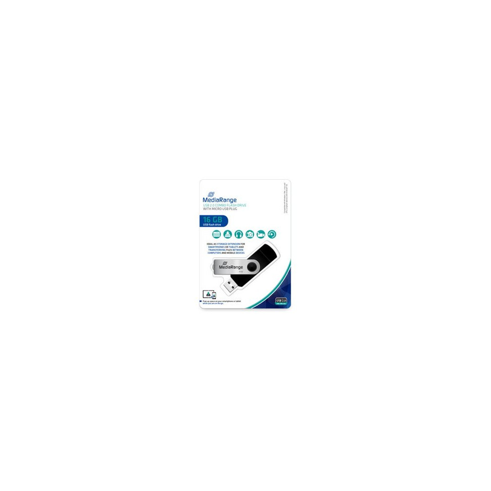 Produktbild för MediaRange MR931-2 - USB flash-enhet - 16 GB
