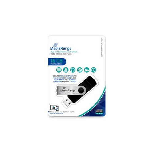 MediaRange MediaRange MR931-2 - USB flash-enhet - 16 GB