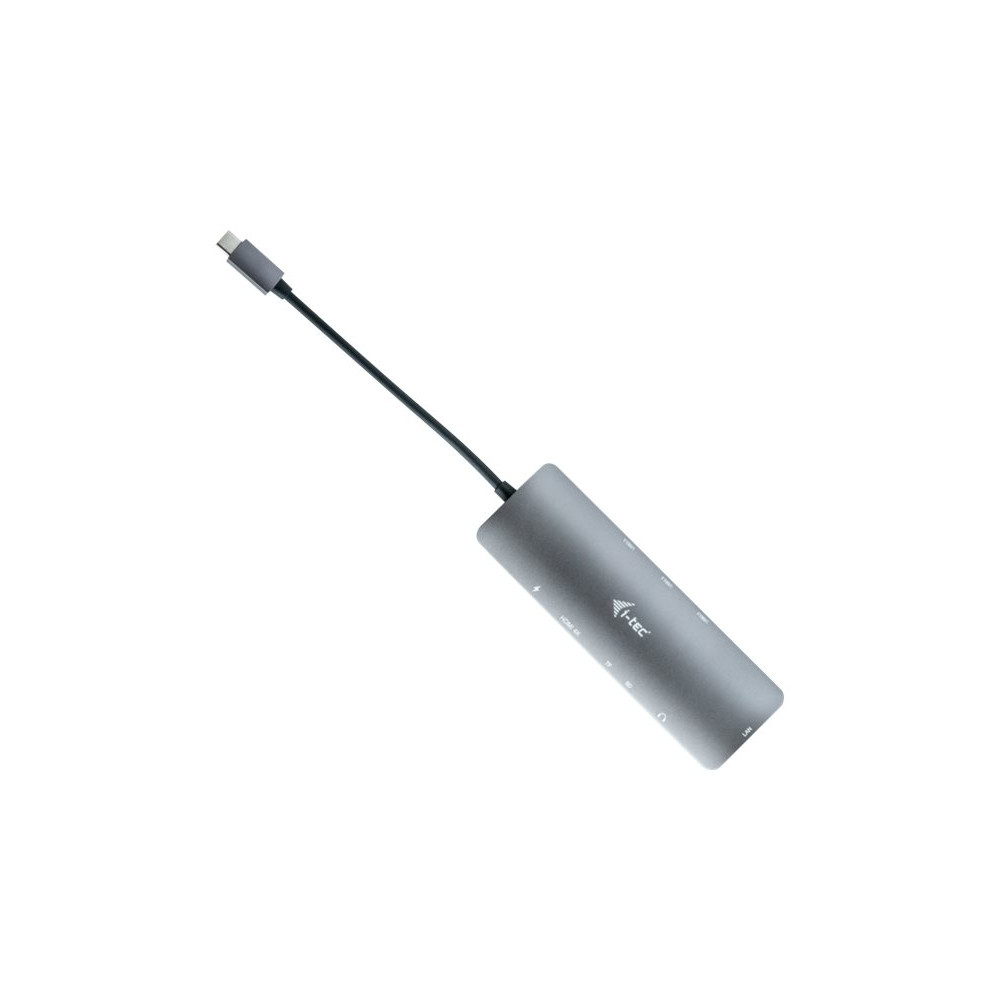 Produktbild för i-Tec USB-C Metal Nano Docking Station 4K HDMI LAN + Power Delivery - dockningsstation - USB-C 3.1 - HDMI - 1GbE