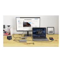 Produktbild för i-Tec USB-C Metal Nano Docking Station 4K HDMI LAN + Power Delivery - dockningsstation - USB-C 3.1 - HDMI - 1GbE