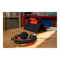Produktbild för Logitech Zone Learn On-Ear Wired Headset for Learners, USB-A - hörlurar med mikrofon - ersättning - USB-C
