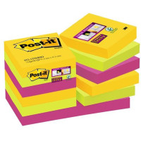 Produktbild för Post-it Super Sticky Notes Carnival Collection, 47,6 x 47,6 ...