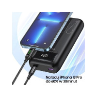 Produktbild för Powerbank Awei AWEI PowerBank P169K 20000mAh 22.5W svart, di...