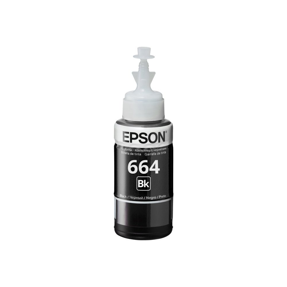 Produktbild för Epson T6641 - svart - original - påfyllnadsbläck