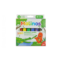 Produktbild för Malinos 301036, 6 styck, Svart, Blå, Grön, Röd, Violett, Gul...