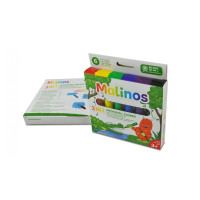 Produktbild för Malinos 301036, 6 styck, Svart, Blå, Grön, Röd, Violett, Gul...
