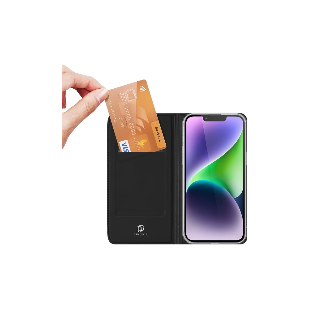 Produktbild för Dux Ducis fodral för iPhone 15 Plus Flip Cover & plånbok Ski...