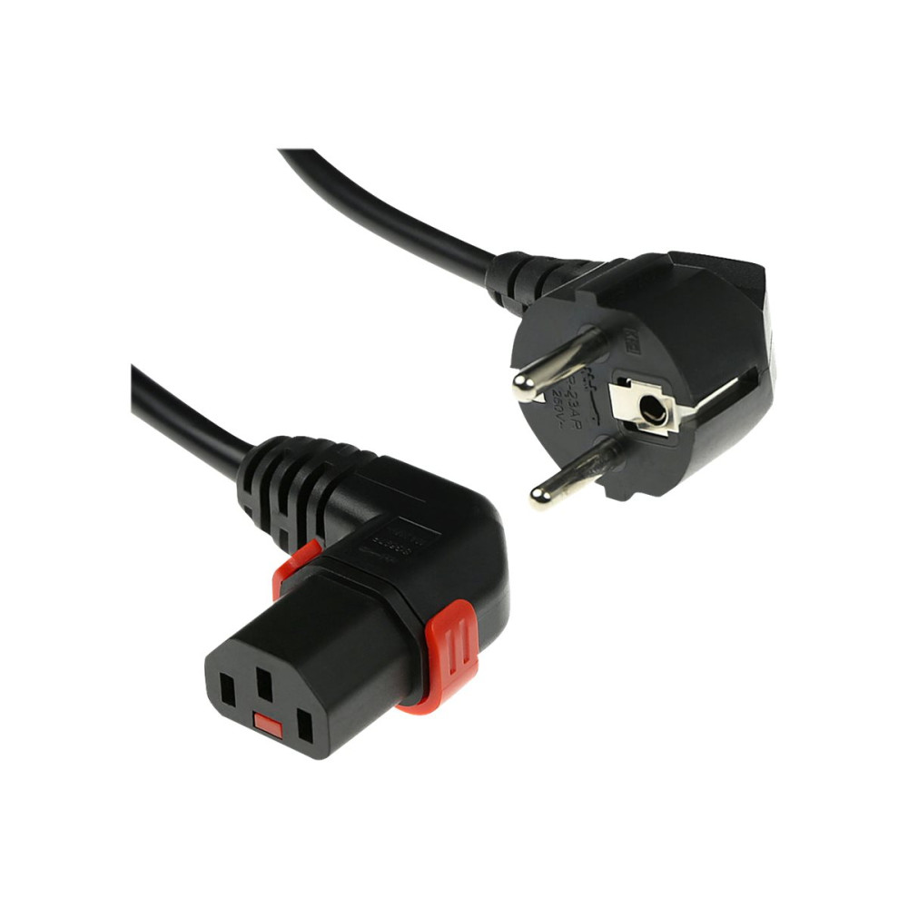Produktbild för ACT - strömkabel - power CEE 7/7 till power IEC 60320 C13 - 1 m