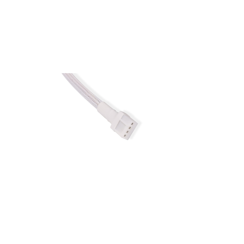Produktbild för Alphacool 18721, Cable extension, Plast, Vit, 4-pin + 4-pin,...