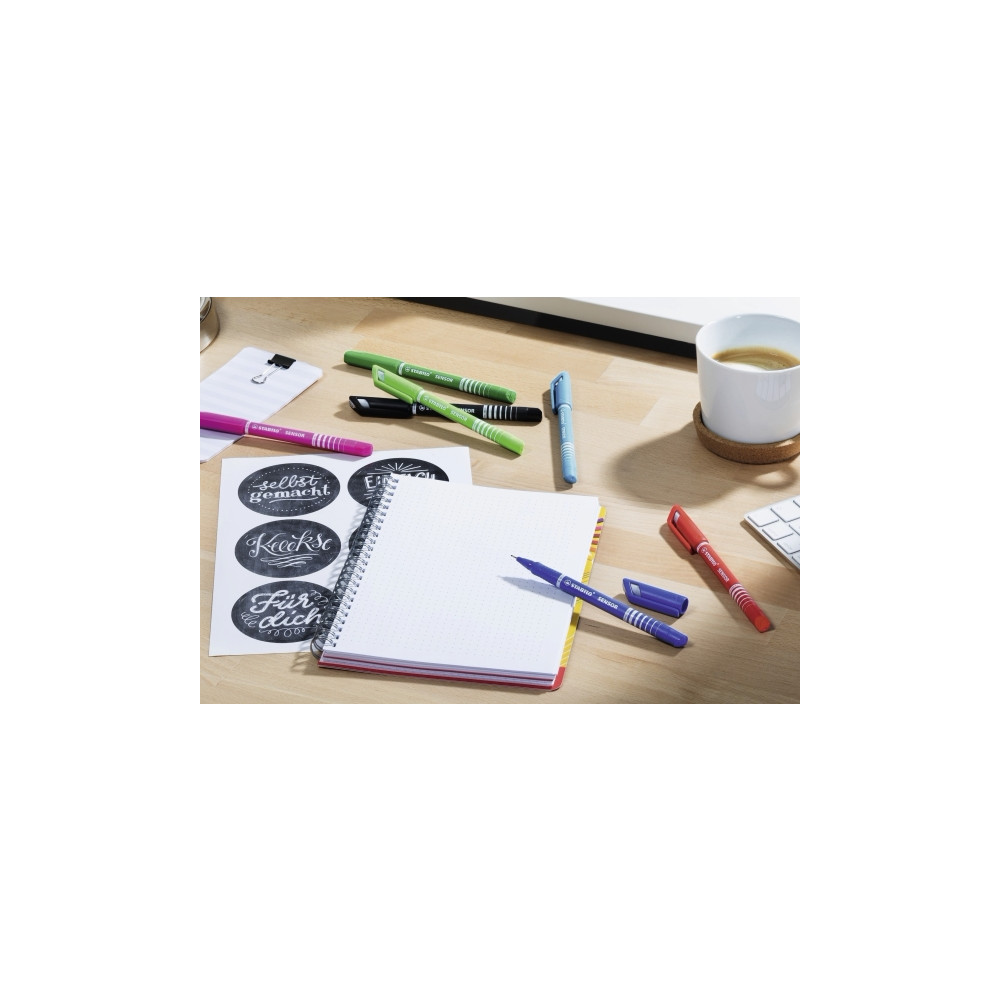 Produktbild för Fineliner Stabilo Sensor 189 rød 0,3 mm