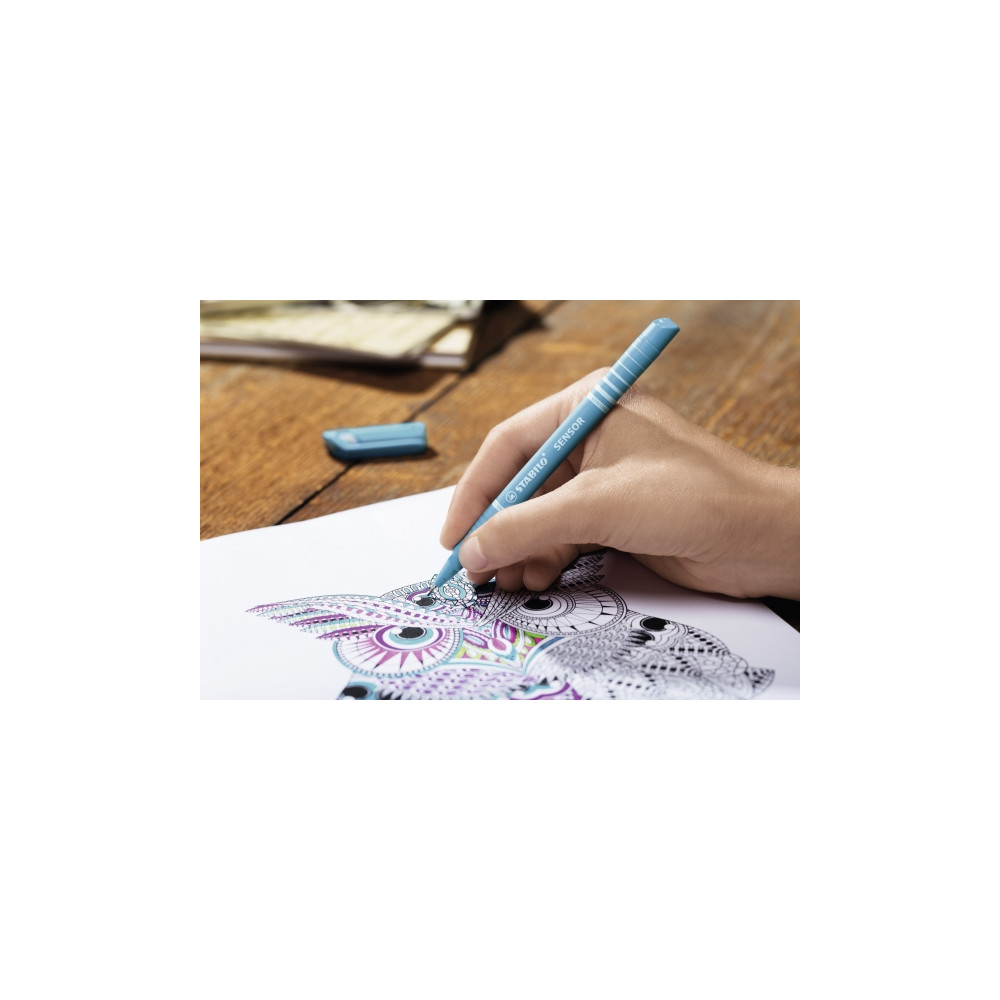 Produktbild för Fineliner Stabilo Sensor 189 rød 0,3 mm