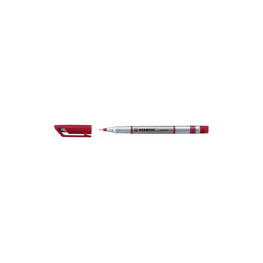 Produktbild för Fineliner Stabilo Sensor 189 rød 0,3 mm