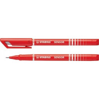 Produktbild för Fineliner Stabilo Sensor 189 rød 0,3 mm