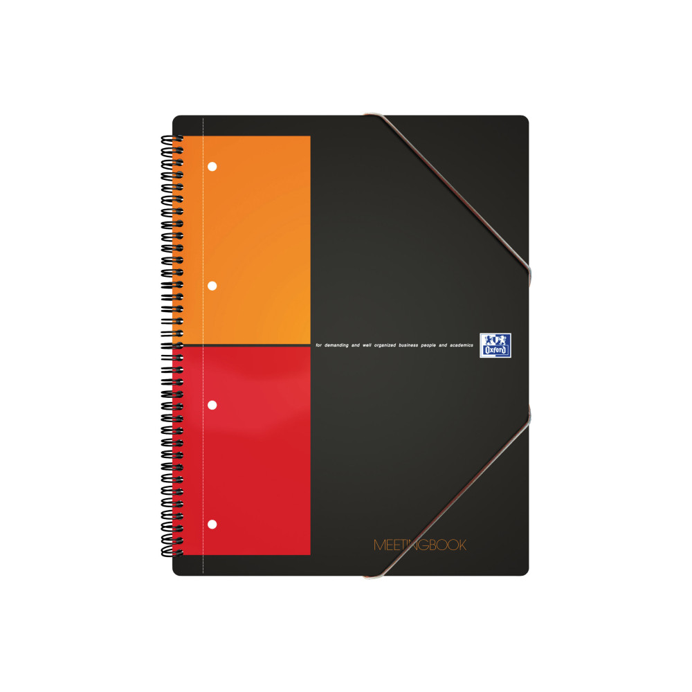 Produktbild för Oxford International Meetingbook A4+ - mötesblock - 240 x 310 mm - 80 ark