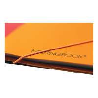 Produktbild för Oxford International Meetingbook A4+ - mötesblock - 240 x 310 mm - 80 ark