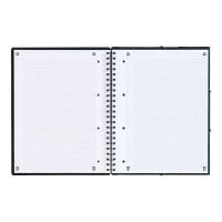 Produktbild för Oxford International Meetingbook A4+ - mötesblock - 240 x 310 mm - 80 ark