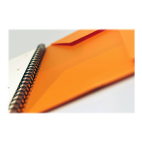 Produktbild för Oxford International Meetingbook A4+ - mötesblock - 240 x 310 mm - 80 ark