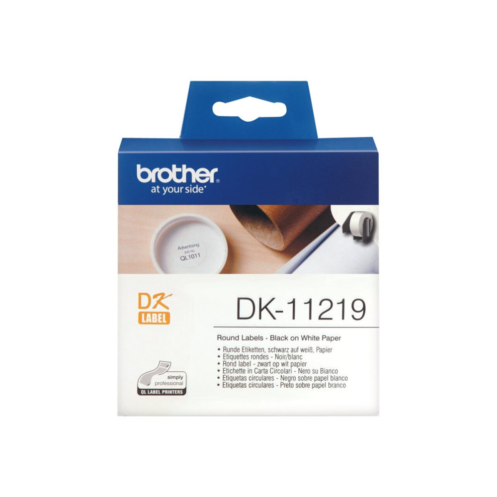 Produktbild för Brother DK-11219 - etiketter - 1200 stk - Rulle (1,2 cm)
