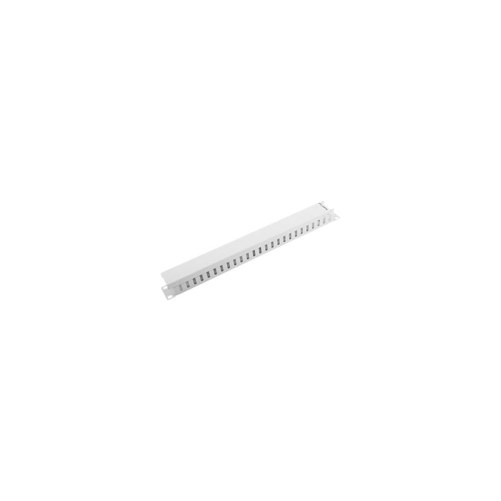 Produktbild för Lanberg AK-1201-S - panel för kabelhantering - 1U - 19"