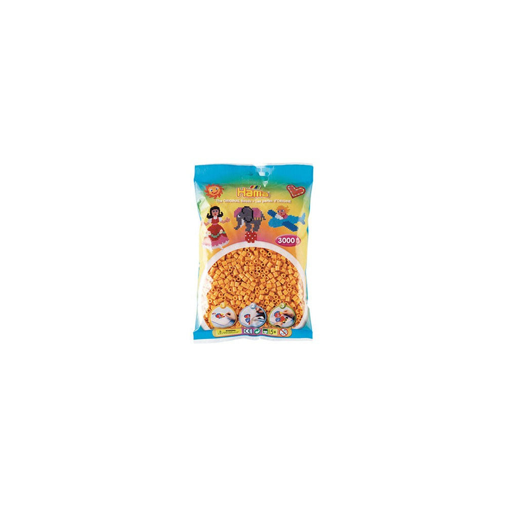 Produktbild för Hama midi pärlor Nalle Puh gul (3000 st)