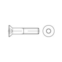 Produktbild för TOOLCRAFT försänkta skruvar M5 55 mm invändig sexkant stål f...