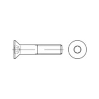 Produktbild för TOOLCRAFT försänkta skruvar M5 55 mm invändig sexkant stål f...