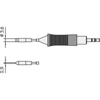 Produktbild för Weller RT 11, Lödspets, Weller, 40 W, 1 styck, 3,6 mm, 0,9 m...