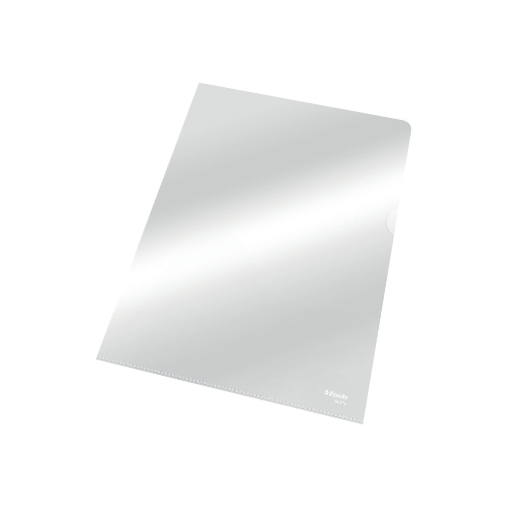 Produktbild för Esselte - L-formad mapp - för A4 - transparent (paket om 100)