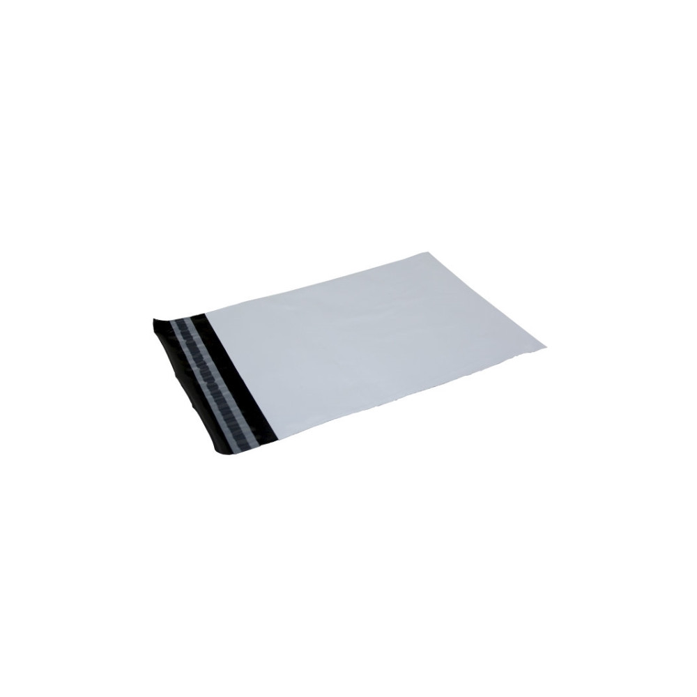 Produktbild för Fraktpåsar 340 x 420 mm vita, PE, 100 % återvunnen plast