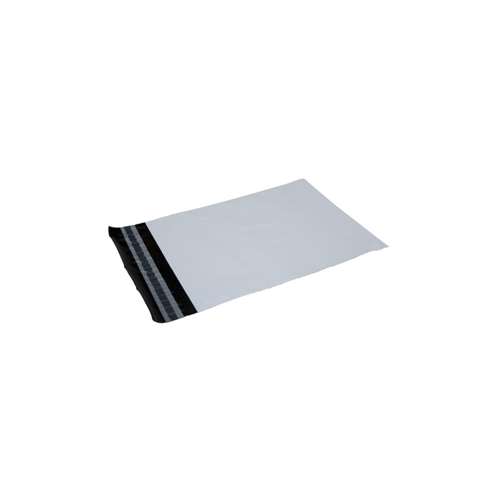 Produktbild för Fraktpåsar 340 x 420 mm vita, PE, 100 % återvunnen plast