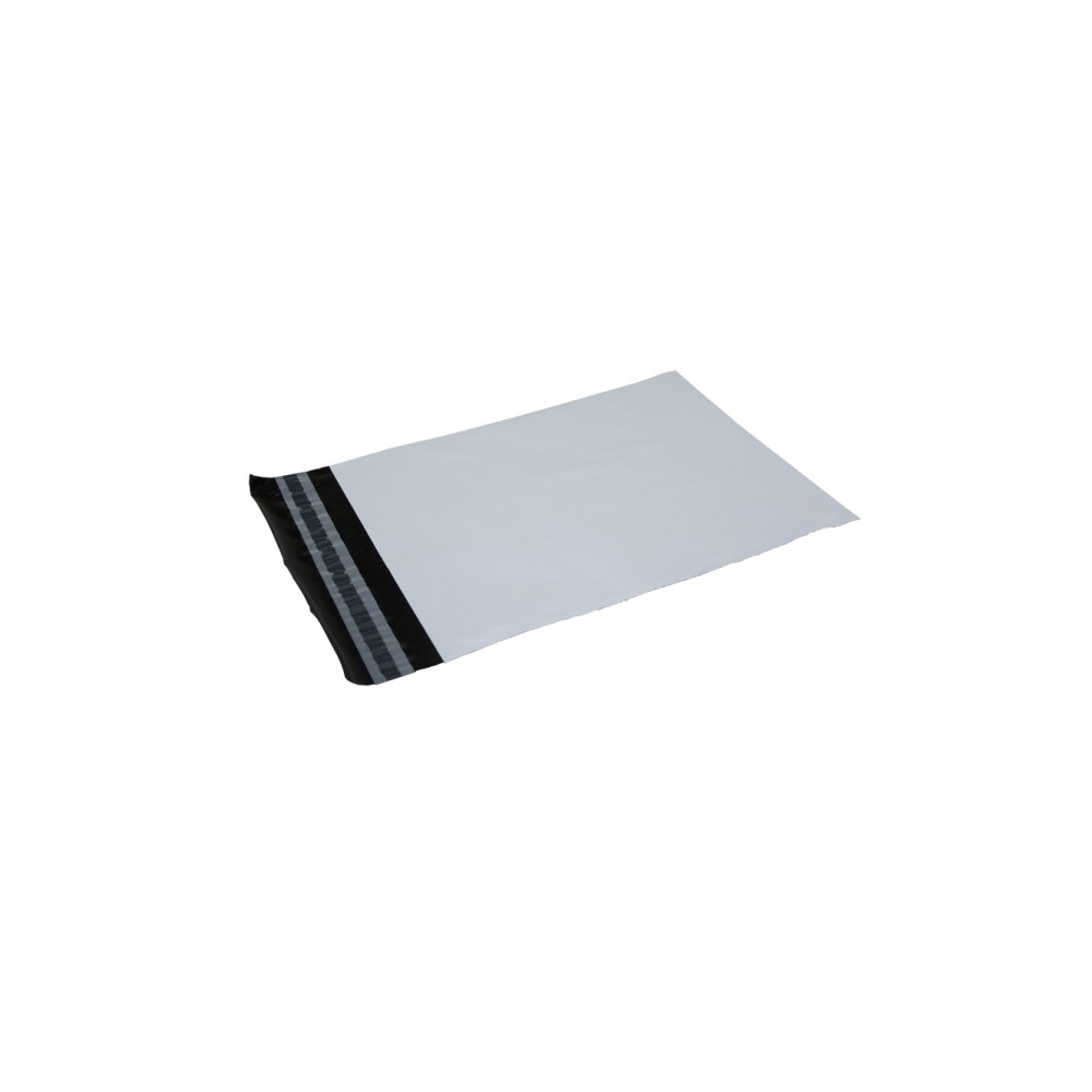 Produktbild för Fraktpåsar 300x500 mm vita, PE, i 100 % återvunnen plast
