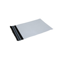 Produktbild för Fraktpåsar 300x500 mm vita, PE, i 100 % återvunnen plast