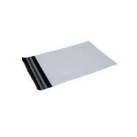 Produktbild för Fraktpåsar 300x500 mm vita, PE, i 100 % återvunnen plast