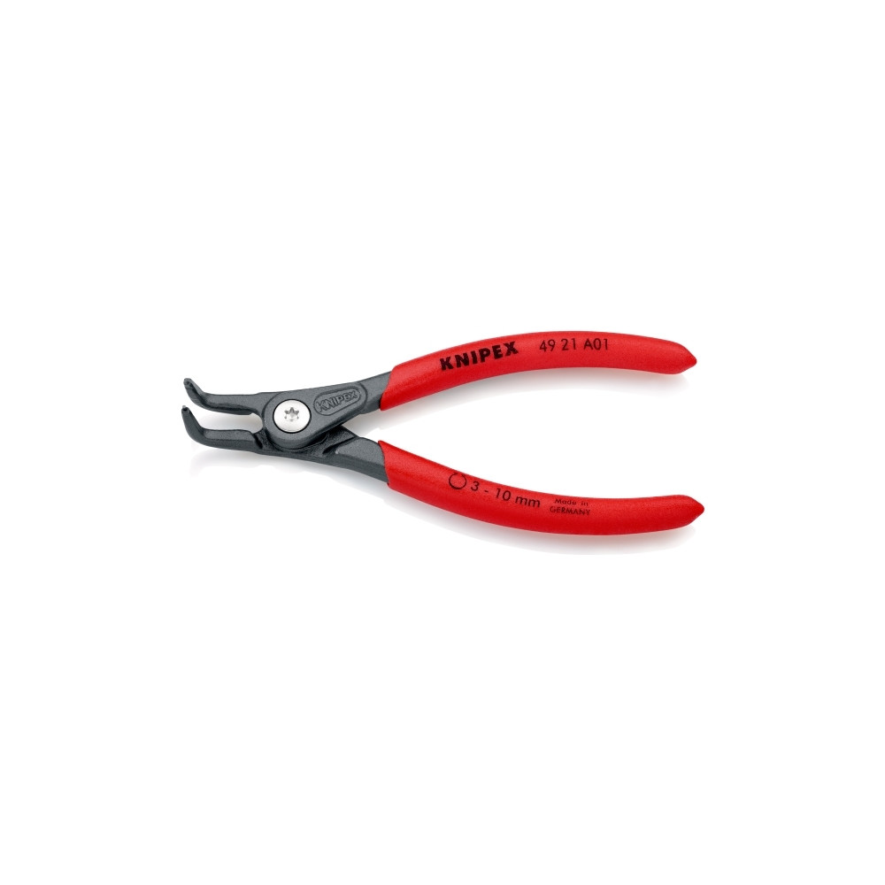 Produktbild för Knipex 49 21 A01, Låsringstång, Kromvanadinstål, Plast, Röd,...