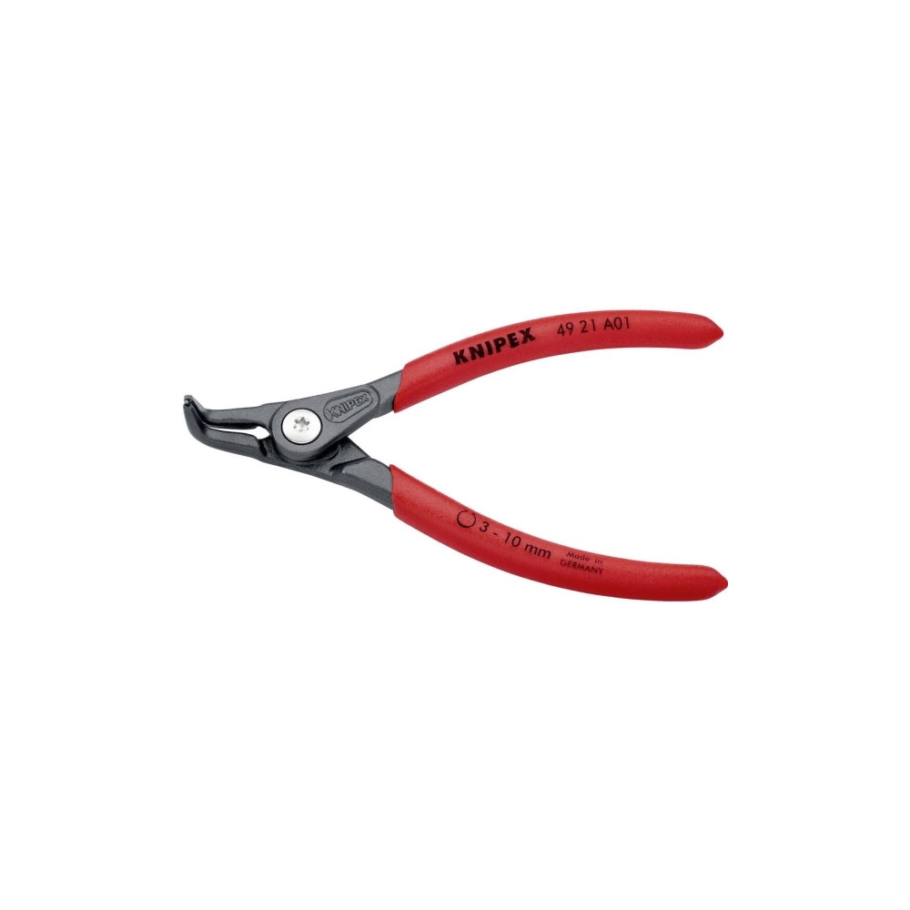 Produktbild för Knipex 49 21 A01, Låsringstång, Kromvanadinstål, Plast, Röd,...