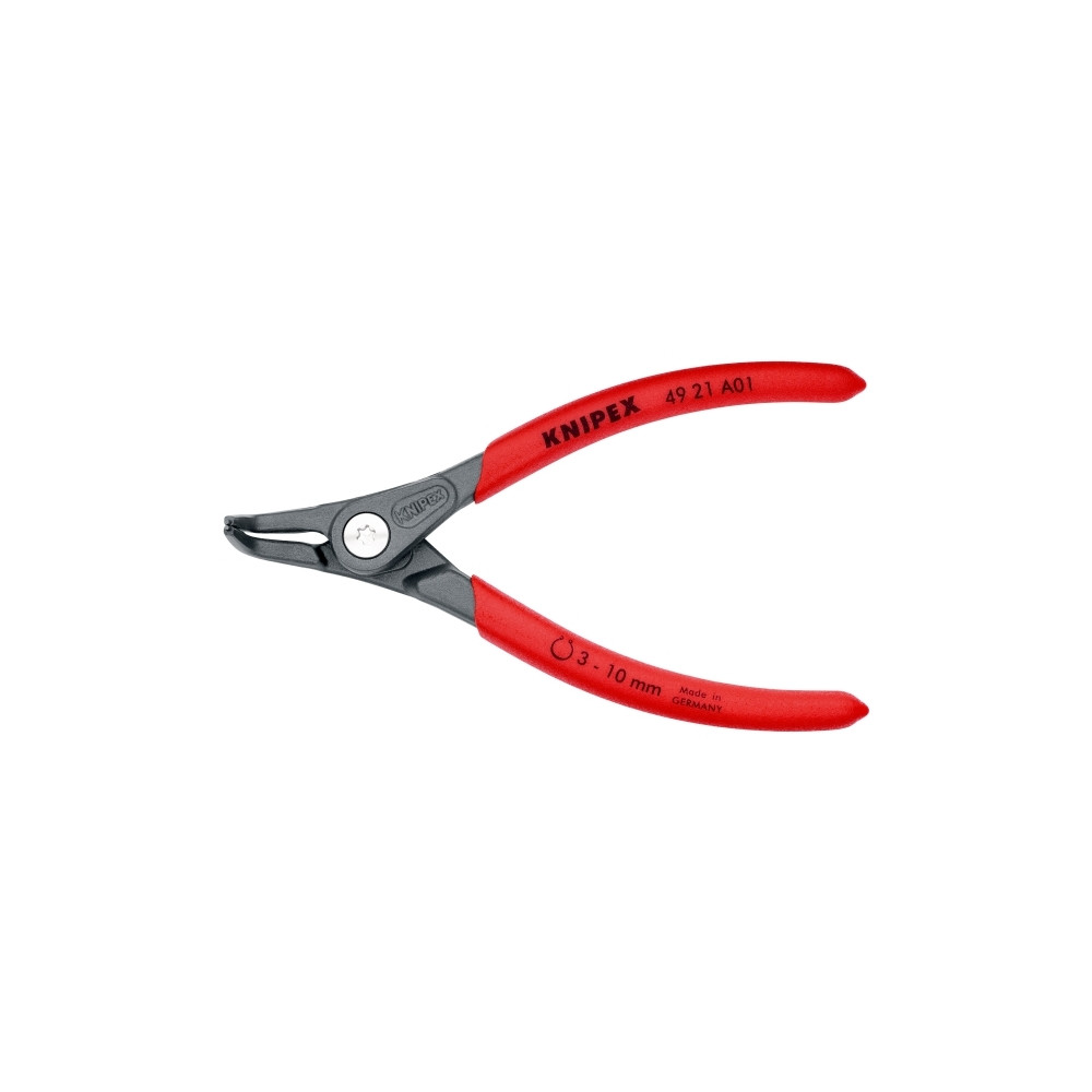 Produktbild för Knipex 49 21 A01, Låsringstång, Kromvanadinstål, Plast, Röd,...