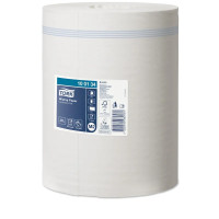 Produktbild för Tork Advanced Wiper 415 - rengöringshandduk - orörda fuktköttsfiber, papper - vit - paket med 6