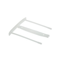 Produktbild för Snap-Clips 80mm 50st, vit125x225x105mm 0,355kg (50st)