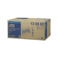 Produktbild för Tork Advanced Wiper 440 - rengöringsdukar - orörda fuktköttsfiber - blå - paket med 100