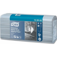 Produktbild för Tork Advanced Wiper 440 - rengöringsdukar - orörda fuktköttsfiber - blå - paket med 100