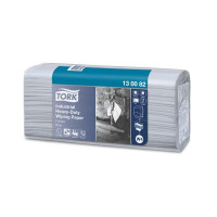 Produktbild för Tork Advanced Wiper 440 - rengöringsdukar - orörda fuktköttsfiber - blå - paket med 100
