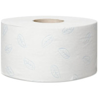Produktbild för Tork Premium Mini Jumbo Soft T2 - toalettpapper - 1214 ark - rulle - 170 m - vit