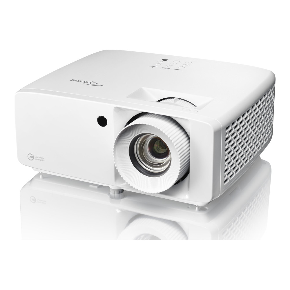 Produktbild för Optoma UHZ66 - DLP-projektor - bärbar - 3D - LAN - vit